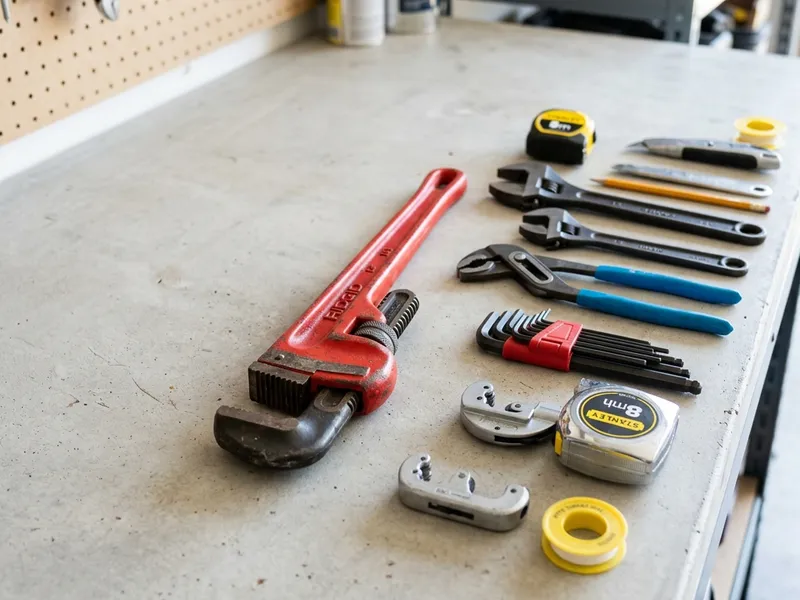 Professional plumbers in Camp Dennison, OH equipped with top-tier tools for residential and commercial plumbing services.